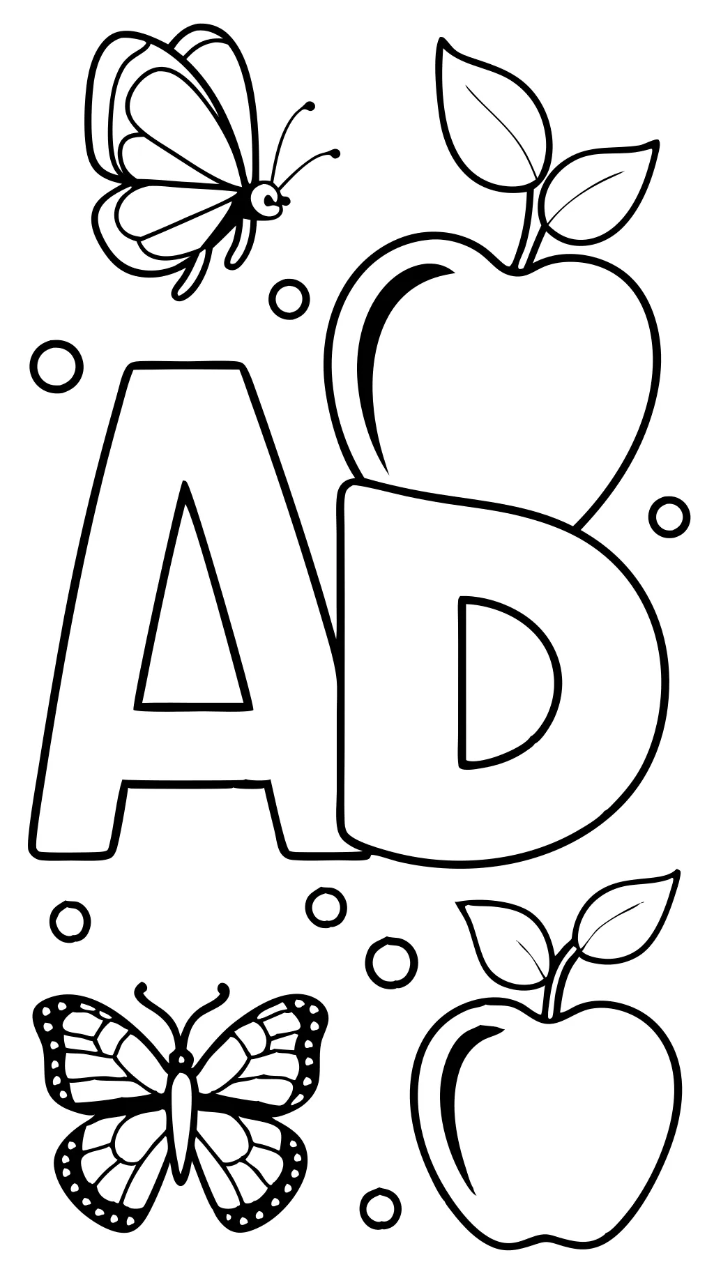 coloring alphabet pages